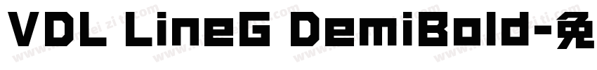 VDL LineG DemiBold字体转换